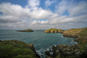 Strumble Head Lighthouse 1 Wall Art by Carol Herbert