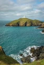 Strumble Head Lighthouse 2 Wall Art by Carol Herbert