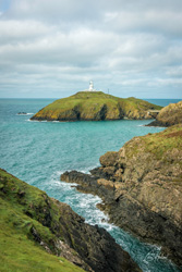 Strumble Head Lighthouse 3 Wall Art by Carol Herbert