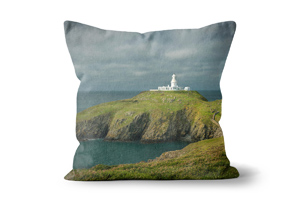 Strumble Head Lighthouse 11 Cushions by Carol Herbert