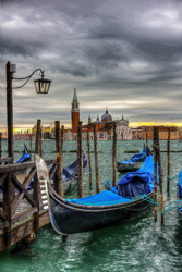 Venice at Sunset Mounted Print Options