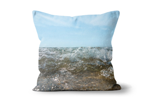 Ice Water 2 Cushions by Carol Herbert