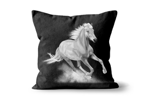 Palomino Horse 2 Cushions by Carol Herbert
