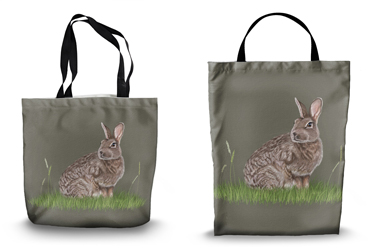Wild Rabbit Tote Bag Options